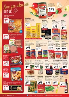 Bakmaz Katalog - Pregled kataloga iz trgovine Bakmaz, vrijedi od 10.06.2026 | Stranica: 4 | Proizvodi: Tjestenina, Šampinjoni, Krumpir, Ćevapčići
