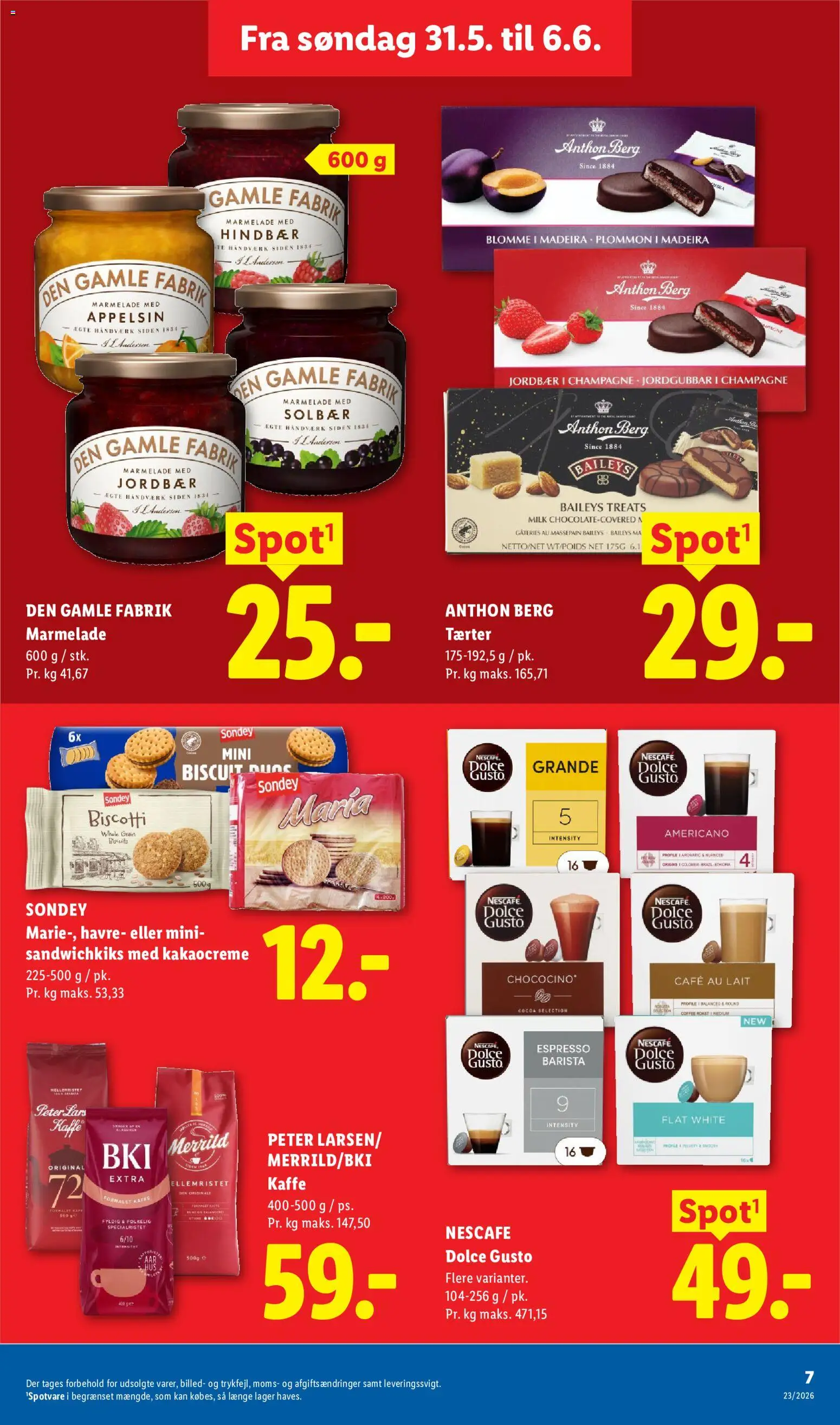 Lidl tilbudsavis – gyldig fra 31.05.2026 | Side: 11 | Produkter: Kaffe, Jordbær, Hindbær, Marmelade