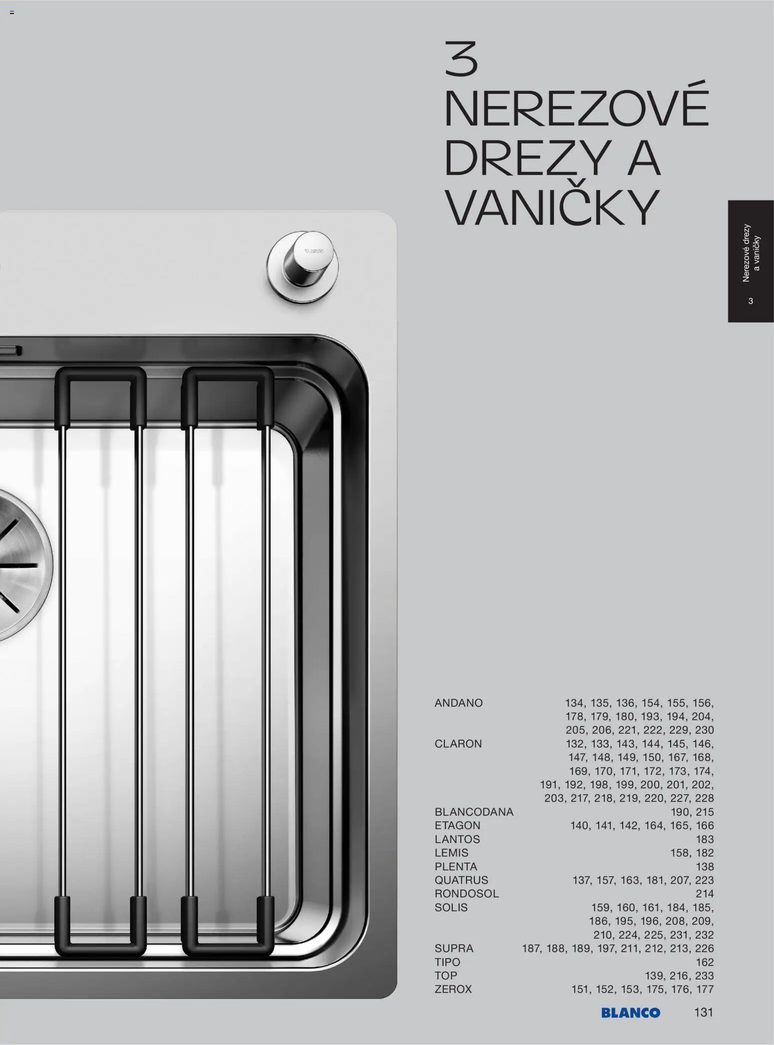 Nové Blanco akcie – leták je platný od 04.02.2026 | Strana: 133 | Produkty: Drezy