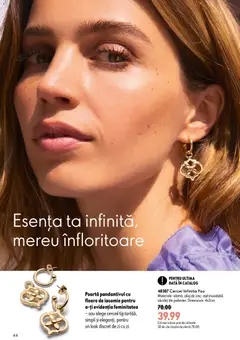 Ofertele Oriflame valabile de la 09.09.2026 | Pagină: 44 | Produse: Cercei, Tip