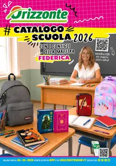 Anteprima del volantino Orizzonte volantino Scuola valido a partire dal 30/07/2026