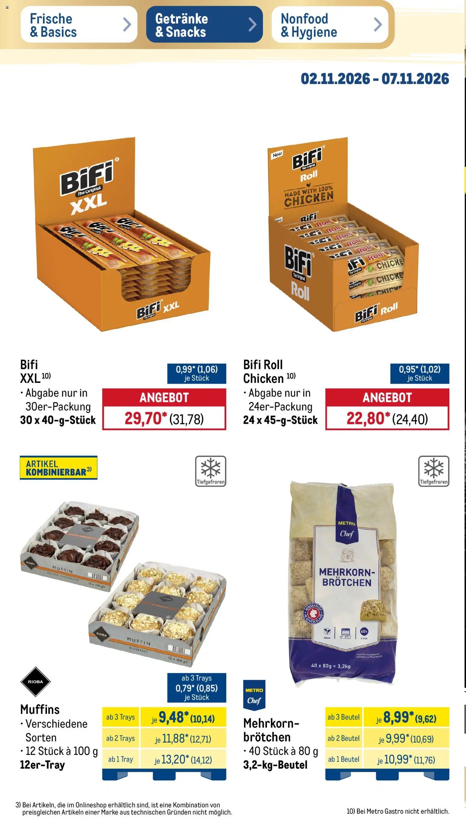 Metro Black Friday – gültig ab 02.11.2026 | Seite: 36 | Produkte: Bifi