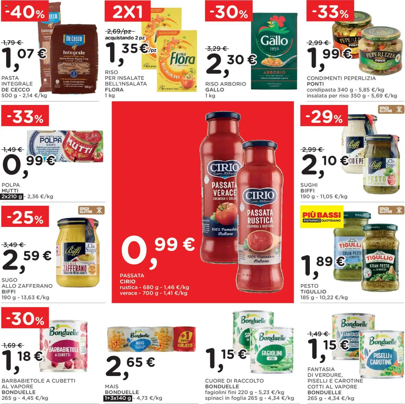 Volantino Poli del 15/07/2026 | Pagina: 20 | Prodotti: Insalata, Pomodoro, Pesto, Fagiolini