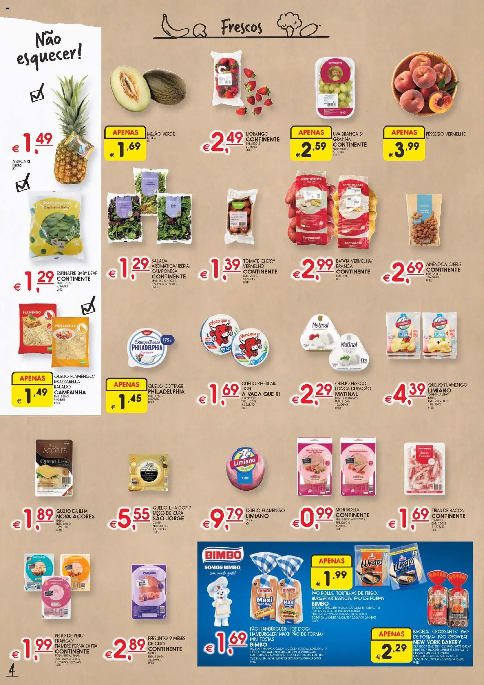 Meu Super folheto │ válido de 11.06.2026 | Página: 4 | Produtos: Mortadela, Campainha, Abacaxi, Melão