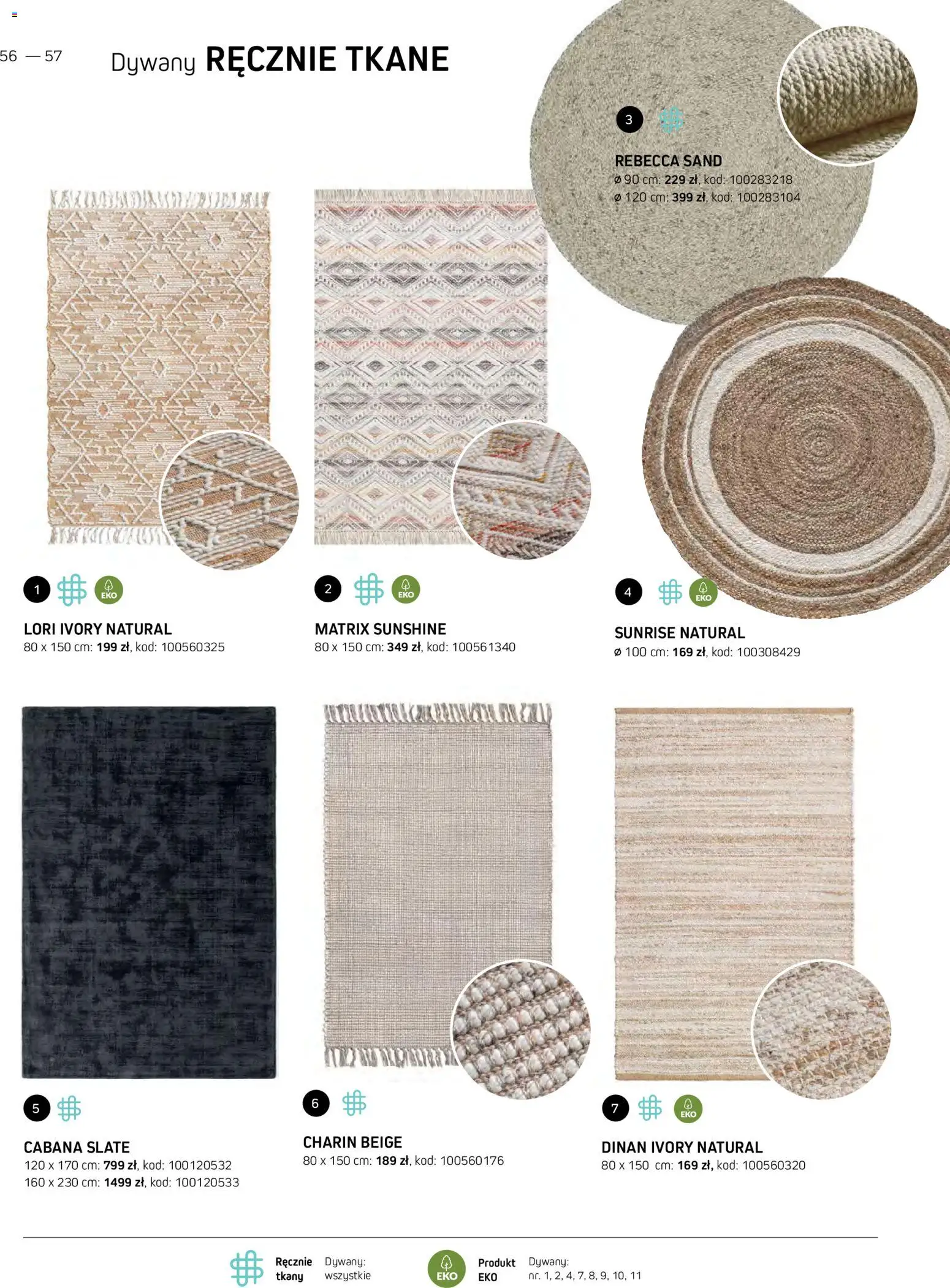 Komfort gazetka - Katalog dywanów od 07.10.2026 | Strona: 56 | Produkty: Dywany