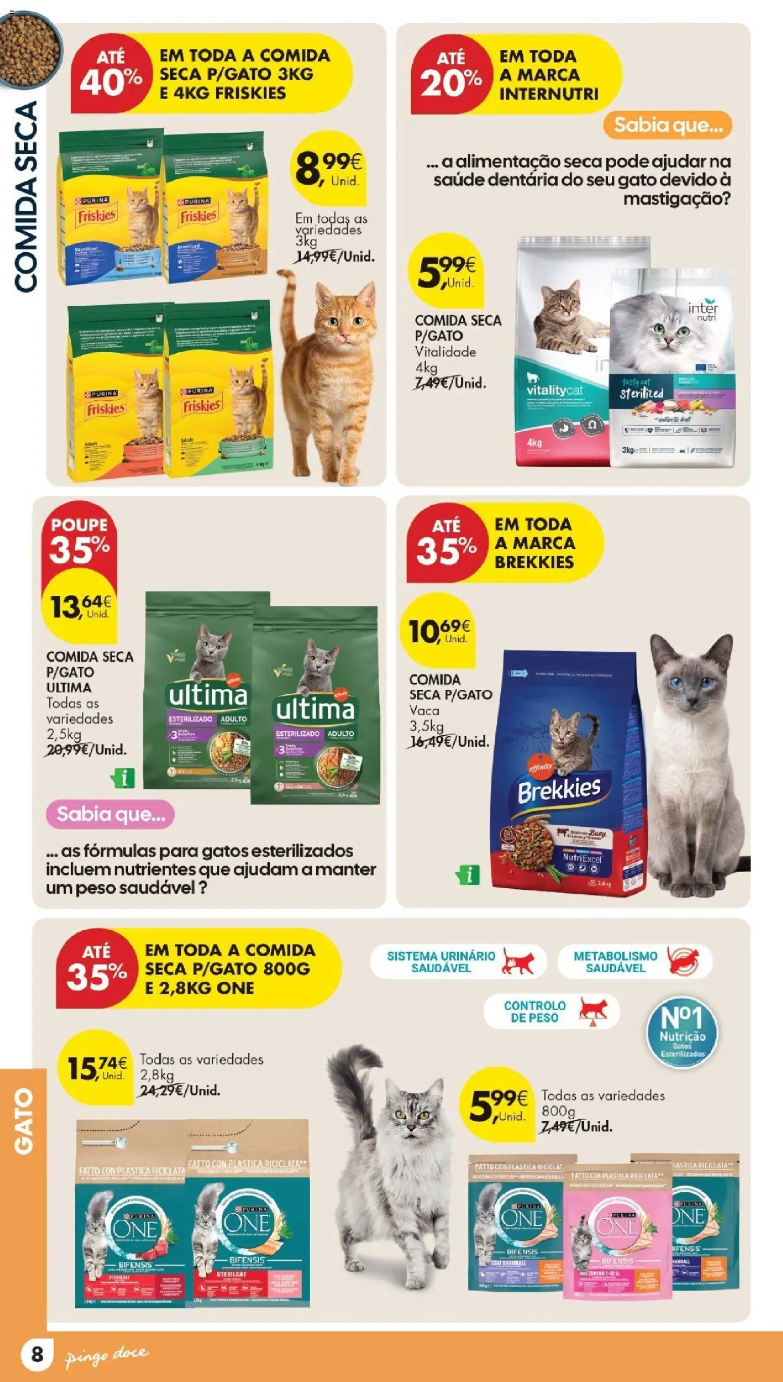 Pingo Doce Folheto Petfood │ válido de 26.05.2026 | Página: 8 | Produtos: Purina one