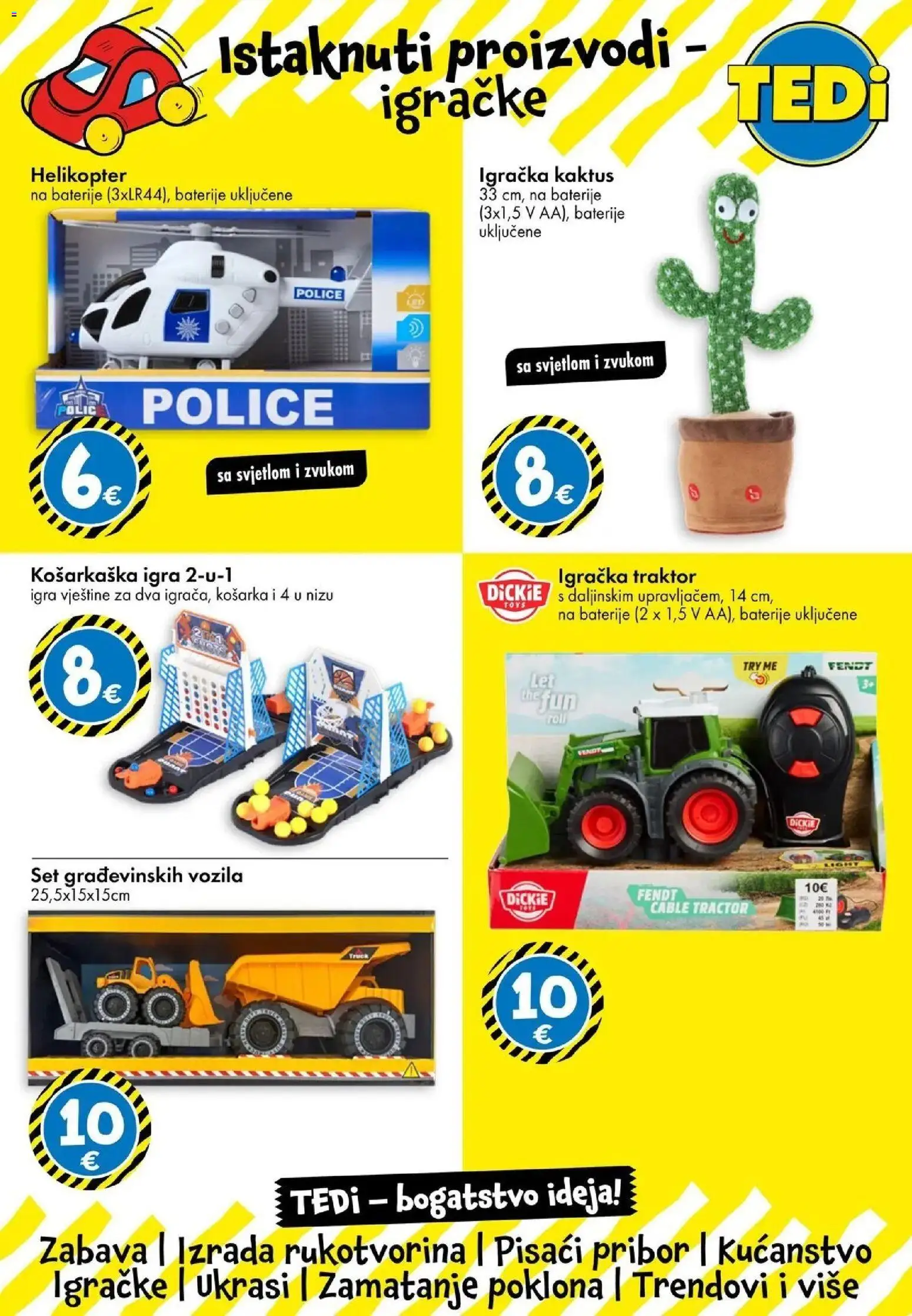 TEDi Katalog - Bjelovar novi od 22.10.2026 na listanje > letak digitalni | Stranica: 3 | Proizvodi: Traktor, Igra, Igračke, Igračka