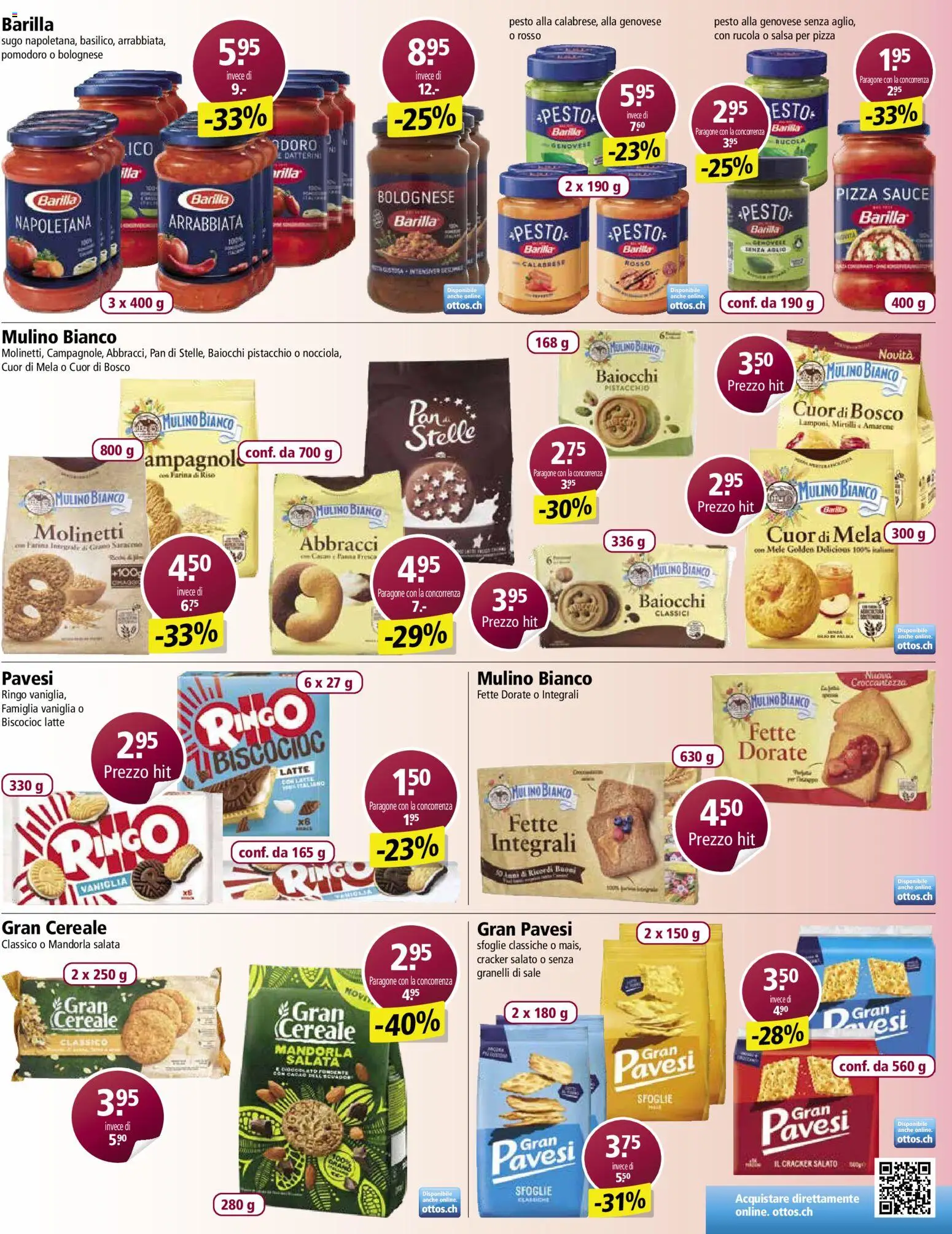 Otto's aktionen IT – gültig ab 22.09.2026 | Seite: 3 | Produkte: Barilla, Cracker, Rucola, Pizza