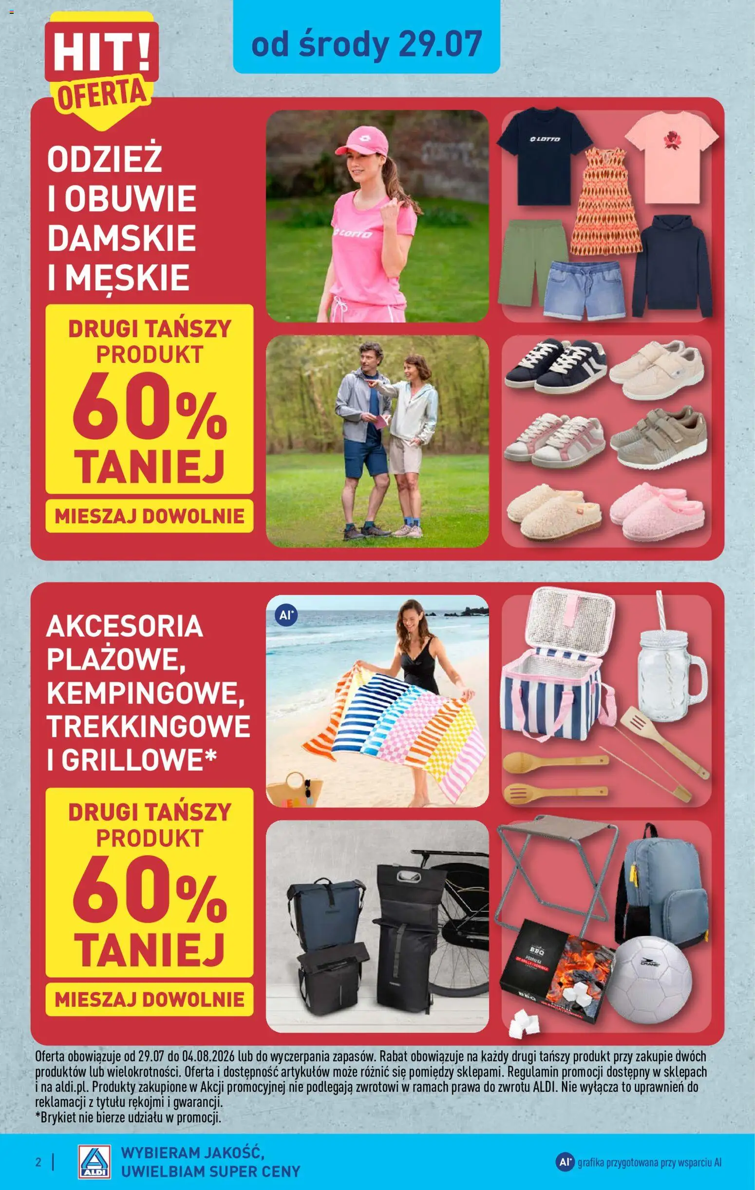 Aldi Polsko leták - Ostatnie sztuki w wybranych sklepach od 29.07.2026 | Strana: 2