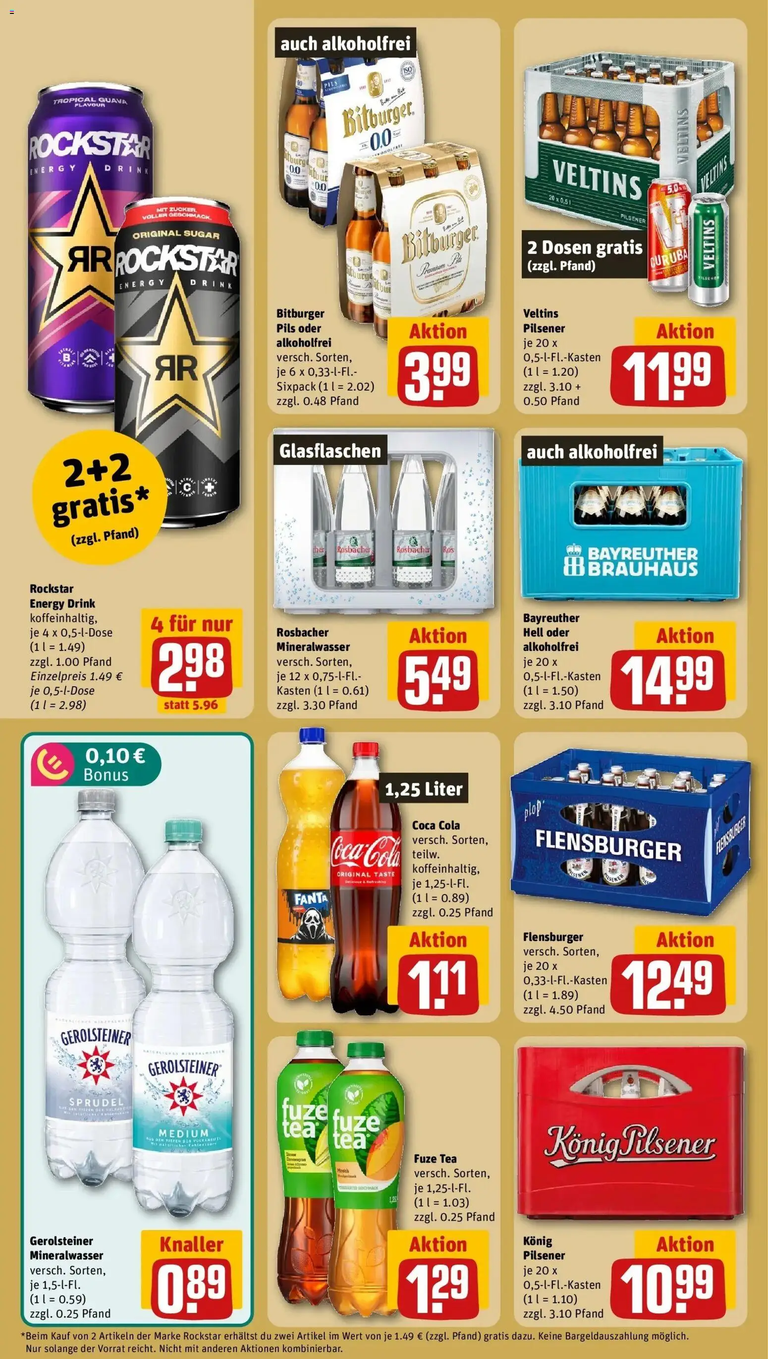 REWE Prospekt ab 07.09.2026 zum Blättern » Angebote | Seite: 20 | Produkte: Coca cola, Cola, Mineralwasser, Gerolsteiner