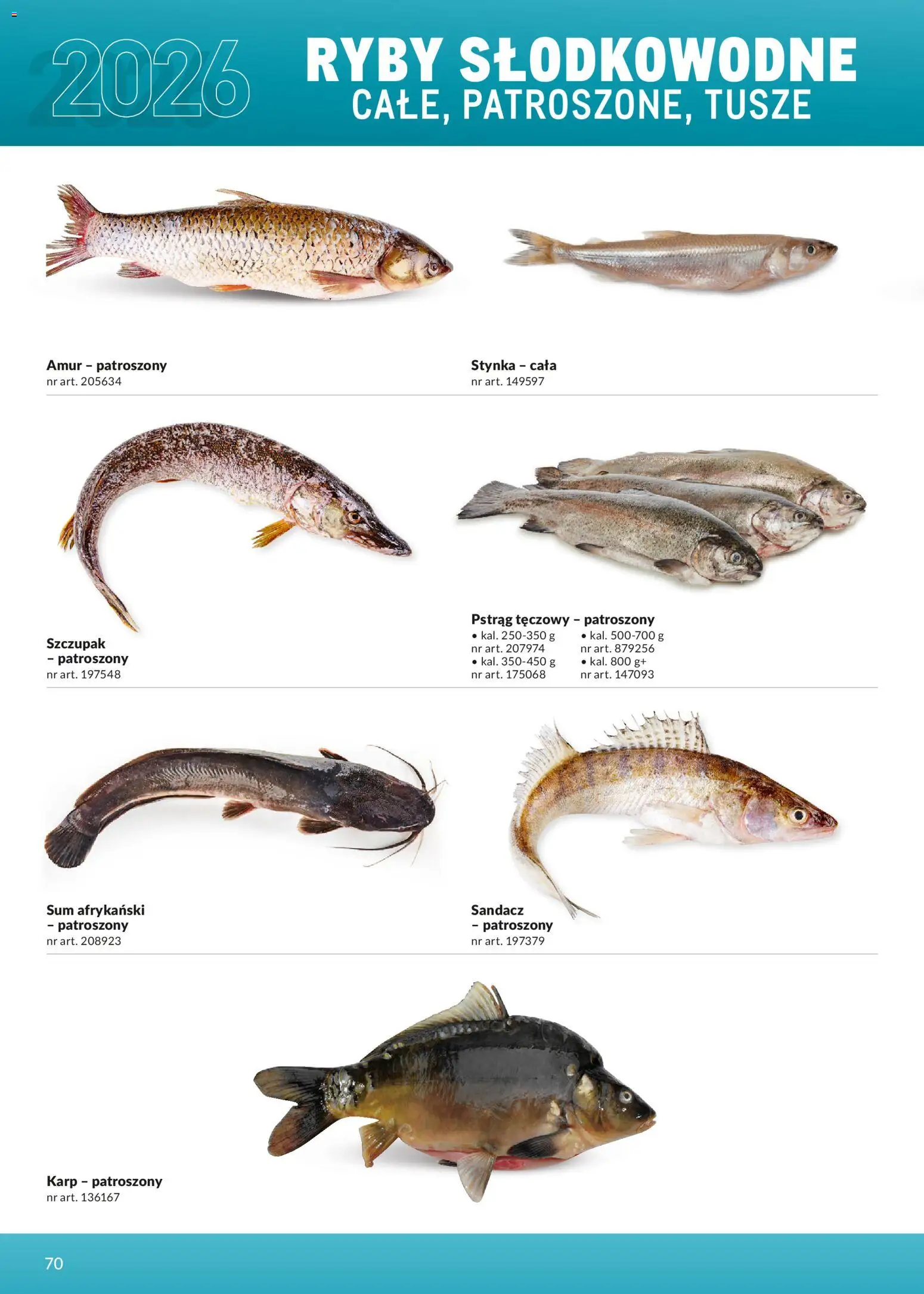 Makro Gazetka - Ultra fresh od 01.03.2026 | Strona: 70 | Produkty: Pstrąg tęczowy, Karp, Pstrąg, Ryby