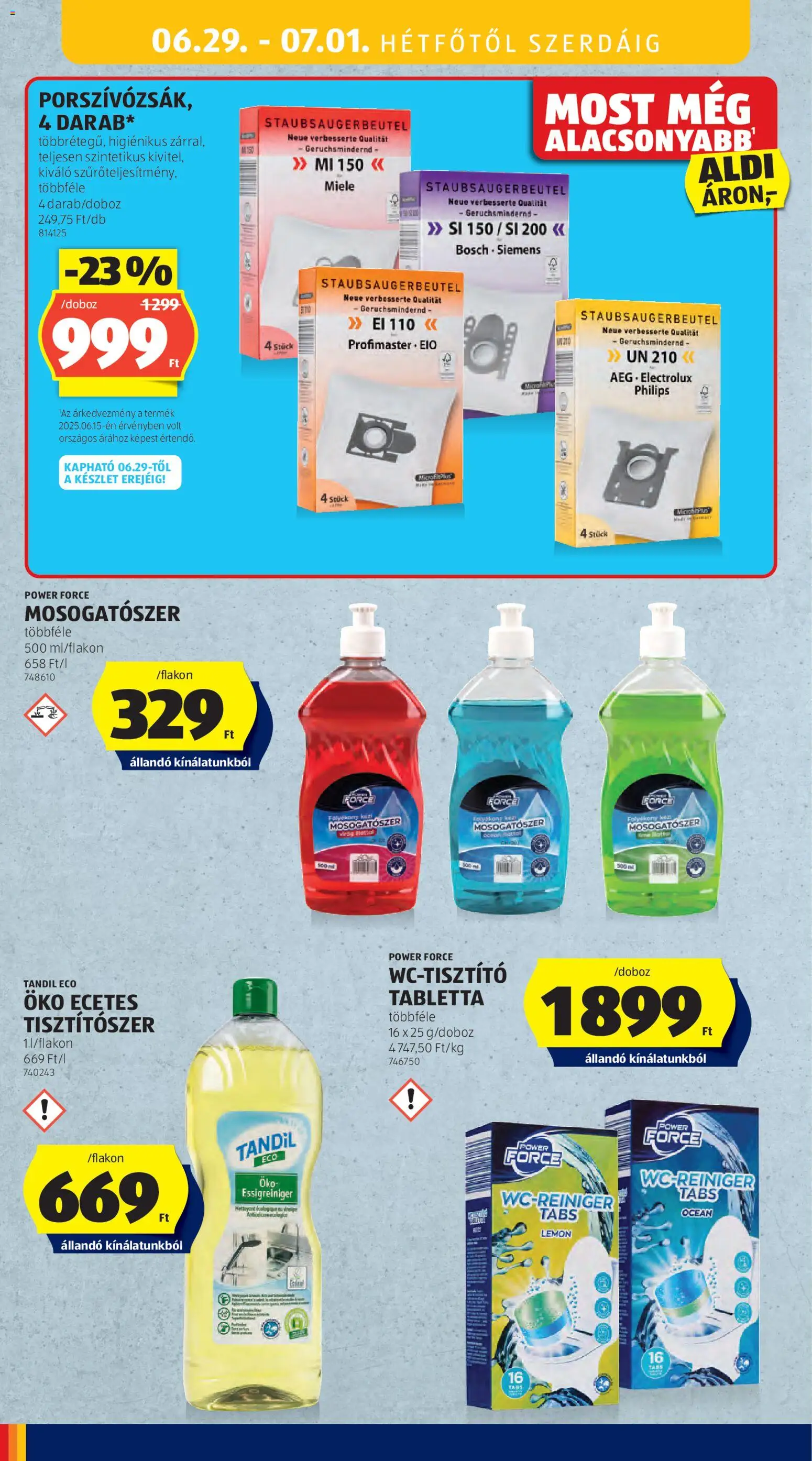 Aldi akciós ujság - amely érvényes a következő dátumtól: 25.06.2026 | Oldal: 14