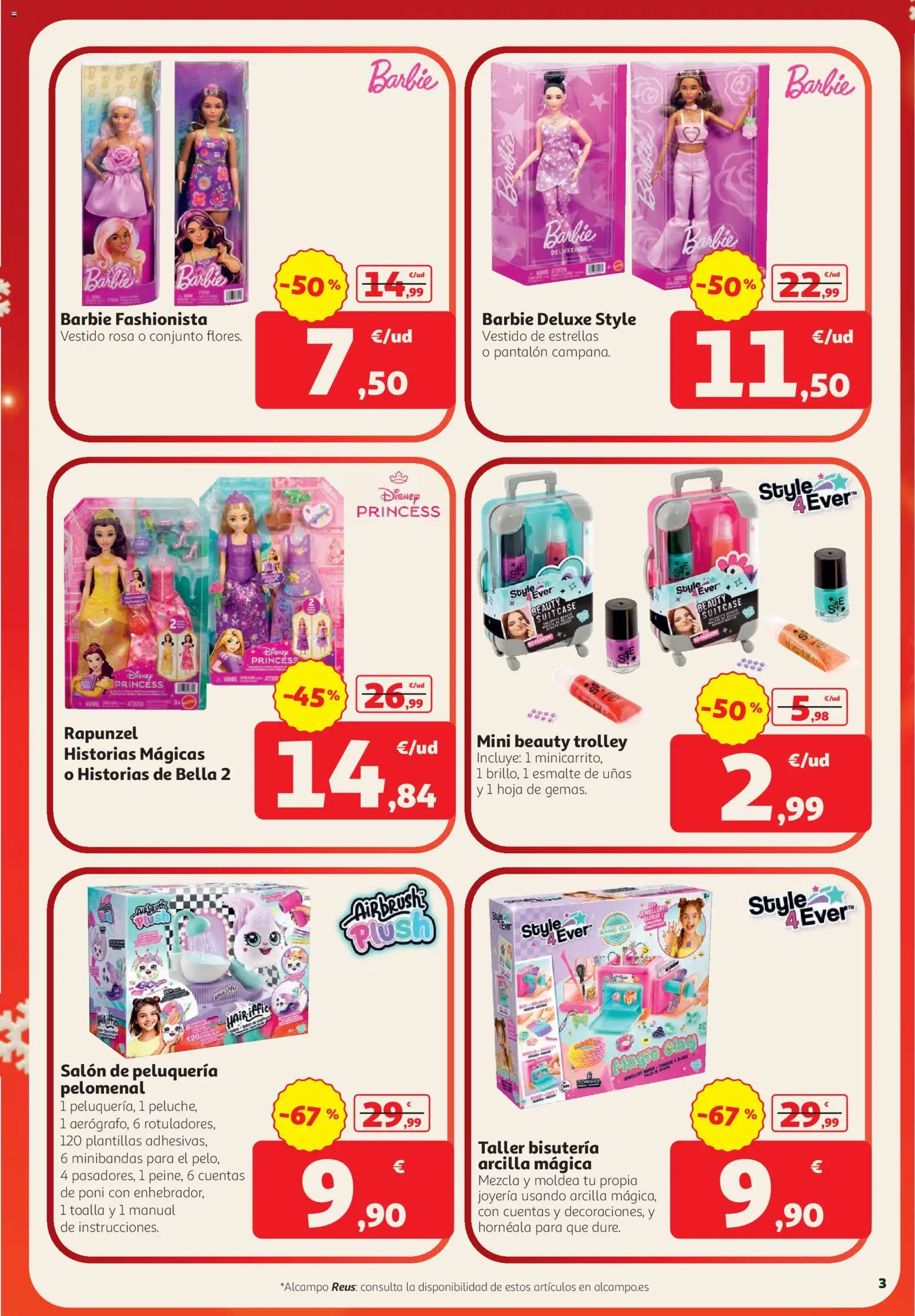 Alcampo folleto Alcañiz │ válido desde el 22/10/2026 | Página: 3 | Productos: Esmalte de uñas, Salón