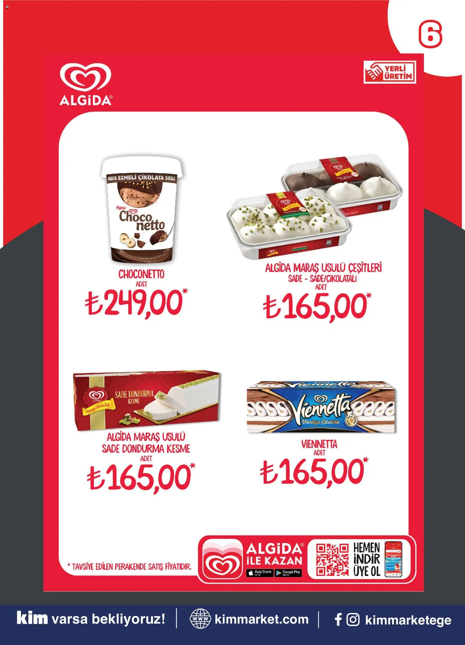 Kim Market Katalog - 06 Temmuz 2026 tarihinden itibaren geçerlidir | Sayfa: 6 | Ürünler: Çikolata, Fındık, Dondurma