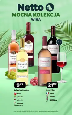 Pogląd oferty "Netto gazetka - Wina" - ważna od 31.08.2026