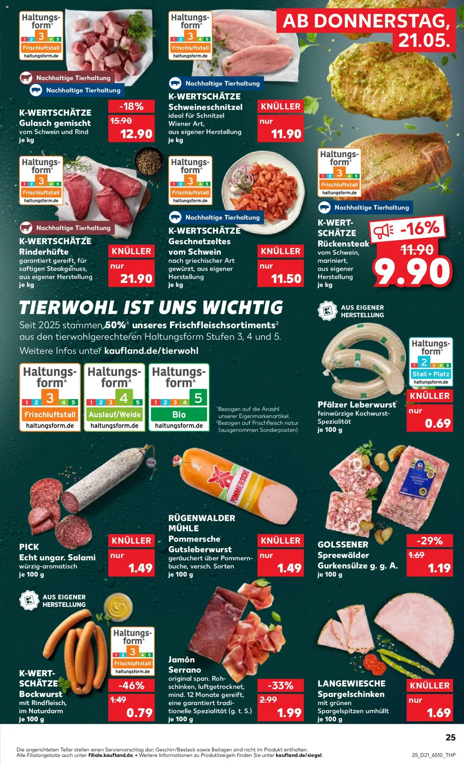 {H1} | Pagina: 25 | Producten: Salami, Schnitzel