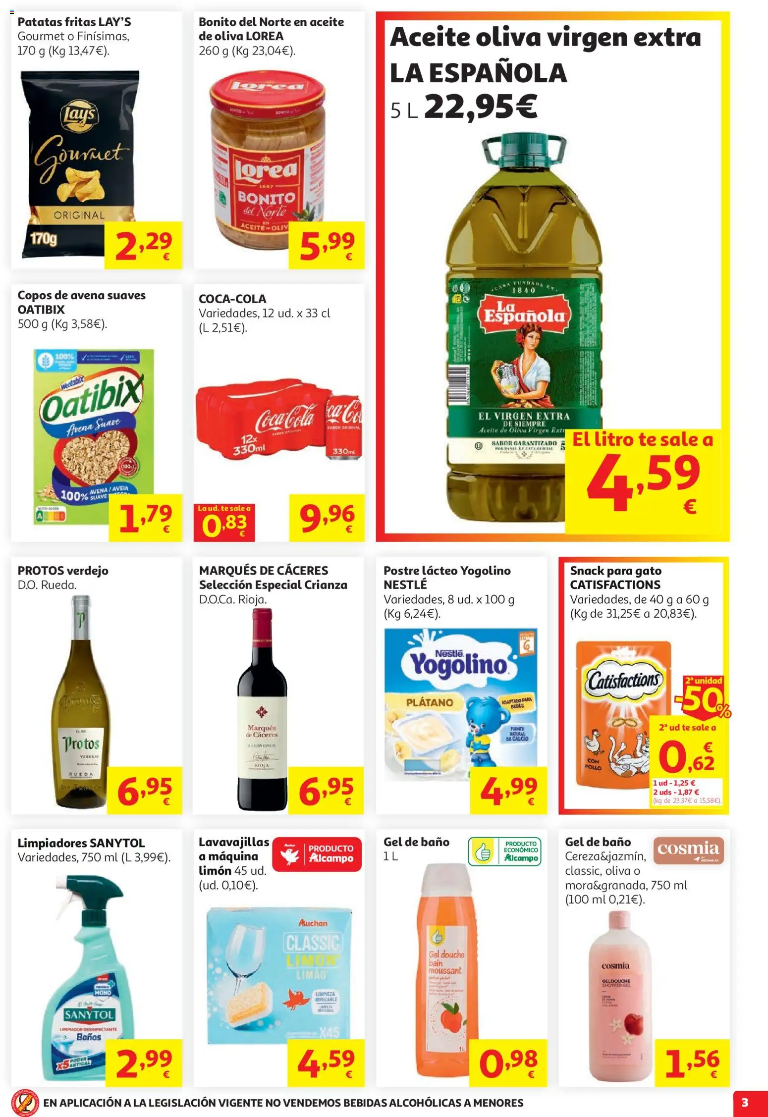 Alcampo - Supermercado Nacional │ válido desde el 30/06/2026 | Página: 3 | Productos: Té, Copos, Lavavajillas, Baño