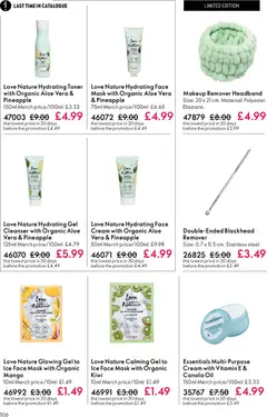 Preview of Oriflame - Offers valid from 27.05.2026 | Page: 106 | Products: Mask, Oil, Kiwi, Cream