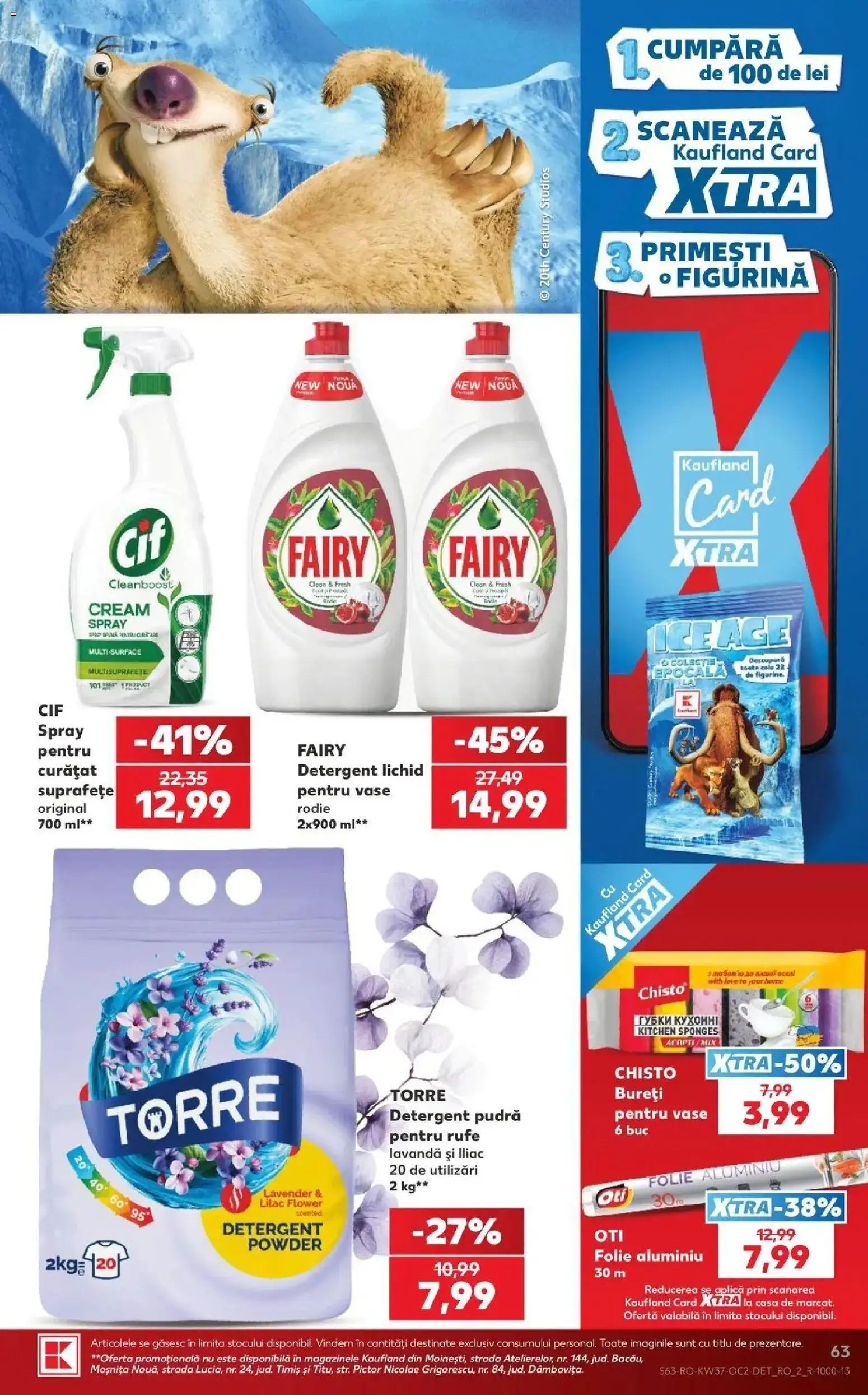 Kaufland Viseu de Sus 09.09.2026 - Revista si Oferta | Pagină: 63 | Produse: Aplică, Vase, Pudră, Detergent