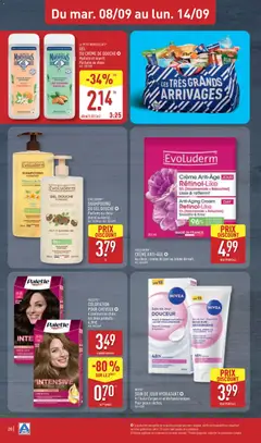 Aldi - Prévisualisation de EVOLUDERM® SHAMPOOING OU GEL DOUCHE, Parfums au choix : monoï ou karité. valide à partir de 08/09/2026 | Page: 24