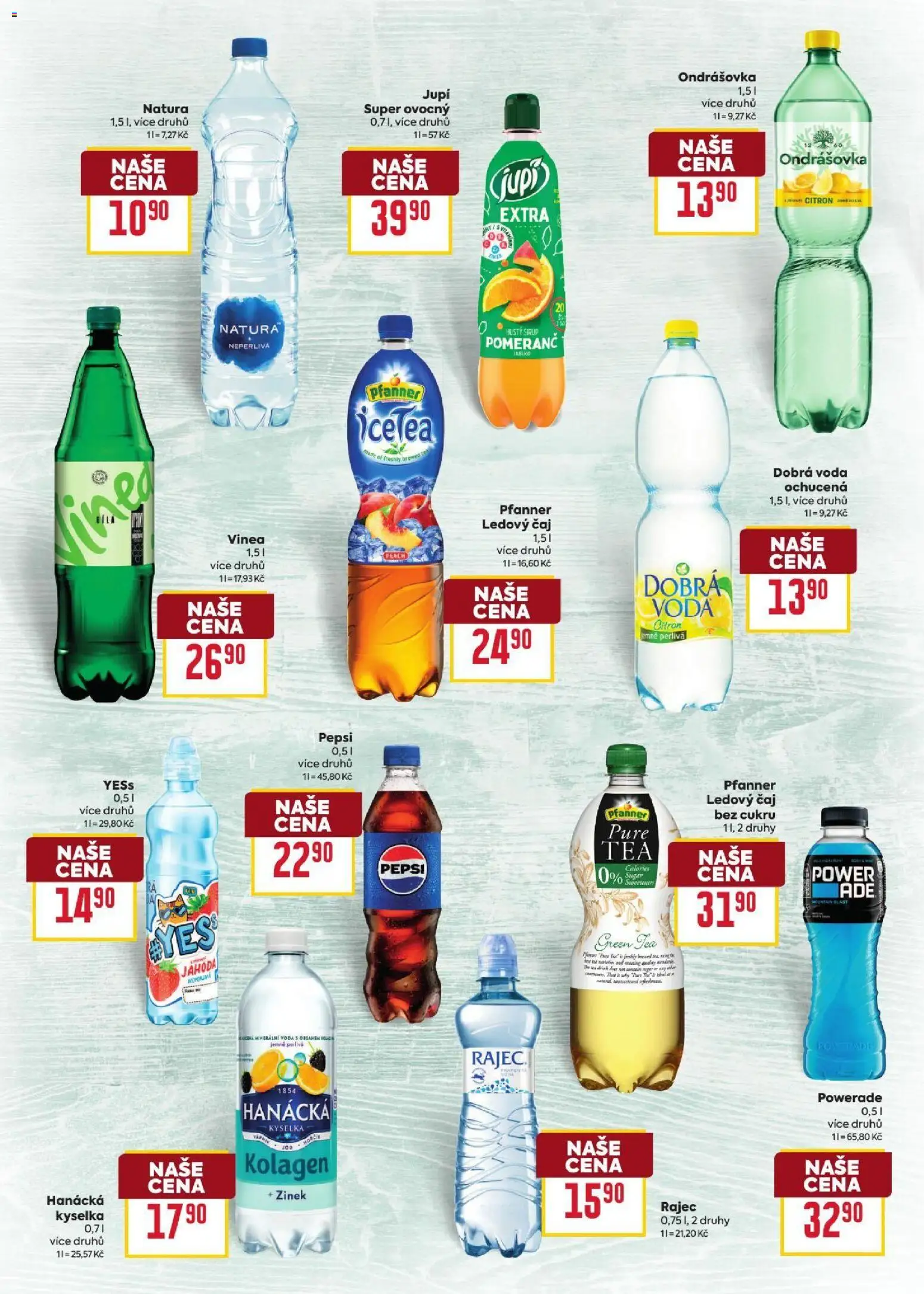 Billa leták - Podzimní nápoje od 09.09.2026 | Strana: 18 | Produkty: Voda, Citron, Vinea, Ledový čaj