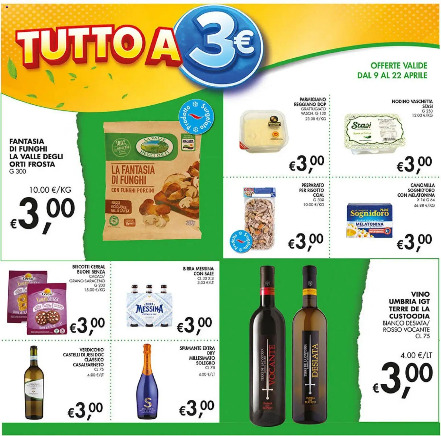 Volantino Coal del 09.04.2026 | Pagina: 8 | Prodotti: Sale, Vino, Parmigiano reggiano, Parmigiano