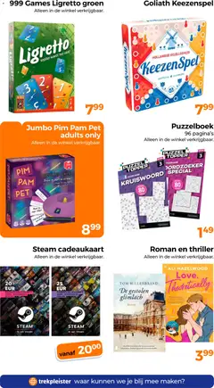 Trekpleister folder - Voorbeeld van een folder van Trekpleister, geldig van 15-09-2026 | Pagina: 53 | Producten: Puzzel, Kan, Pc, La