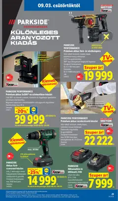 Lidl akciós újság - amely érvényes a következő dátumtól: 2026.09.03. | Oldal: 25