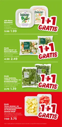 Plus folder week 19 - Voorbeeld van een folder van Plus, geldig van 06.05.2026 | Pagina: 3 | Producten: Bloemkool, Broccoli, Ananas, Kan