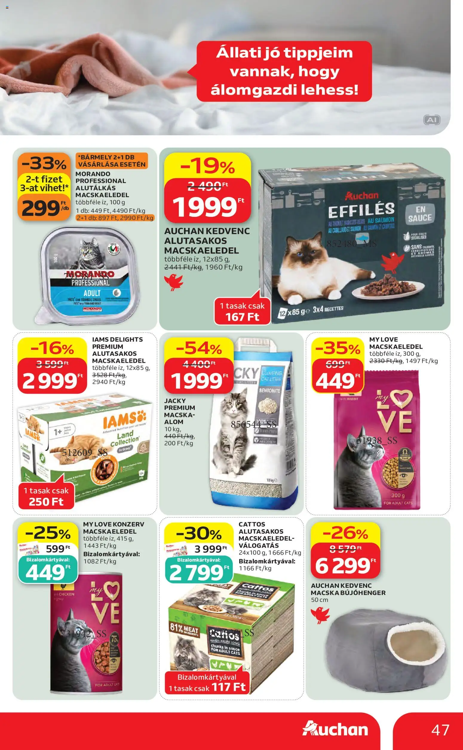 Auchan akciós ujság - amely érvényes a következő dátumtól: 2026.10.08. | Oldal: 47