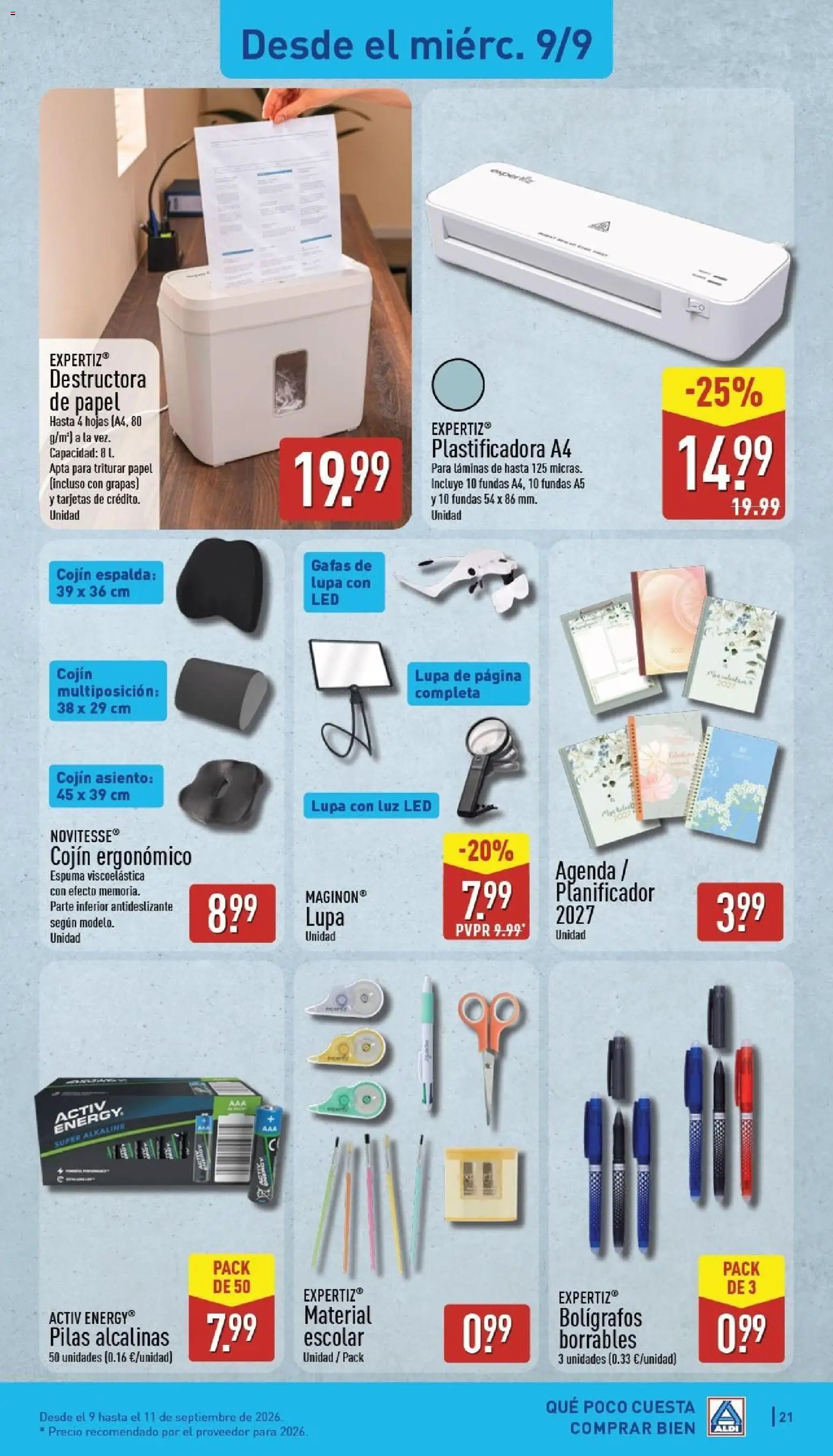 Aldi folleto Península │ válido desde el 07/09/2026 | Página: 21