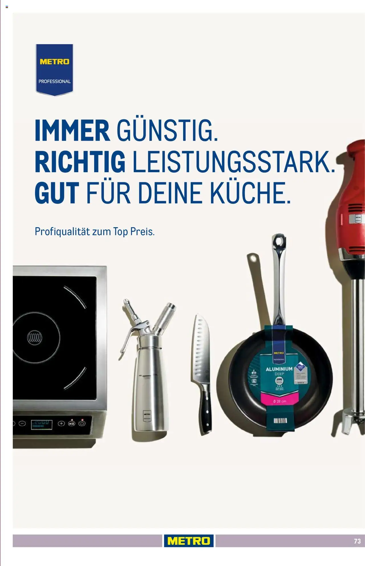 Metro Non Food Sortiment – gültig ab 01.10.2025 | Seite: 73 | Produkte: Top