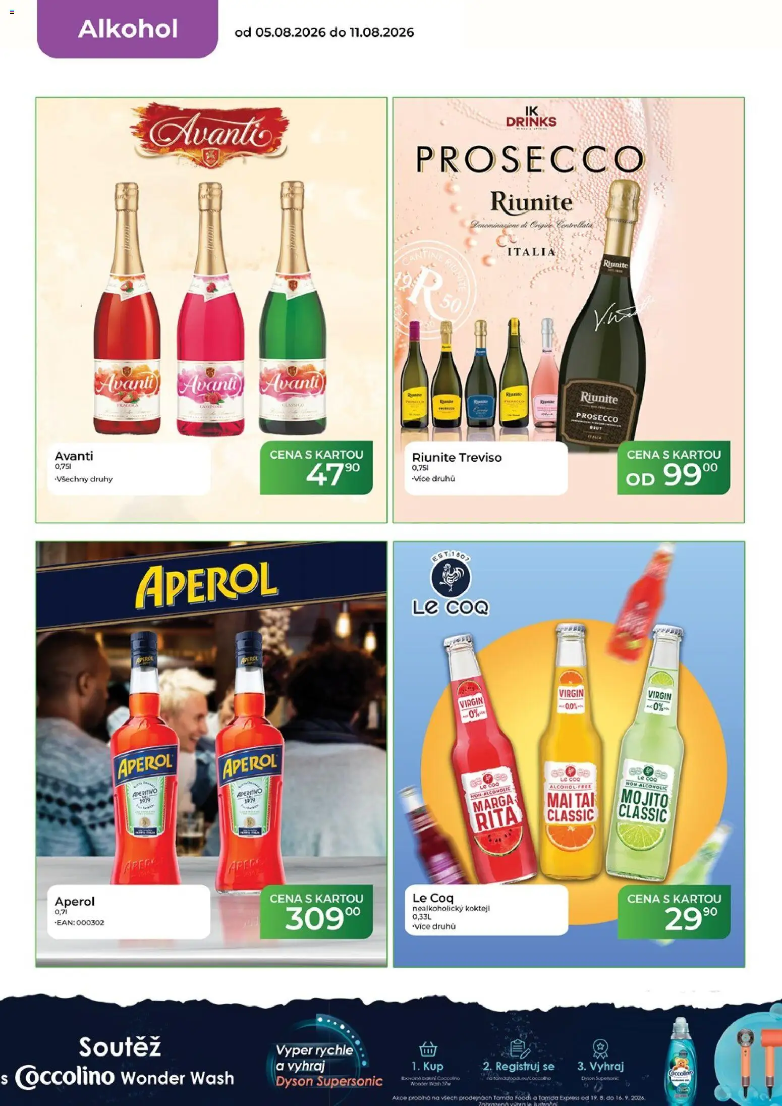 Tamda Foods leták od 05.08.2026 | Strana: 16 | Produkty: Coccolino, Aperitivo, Aperol, Avanti