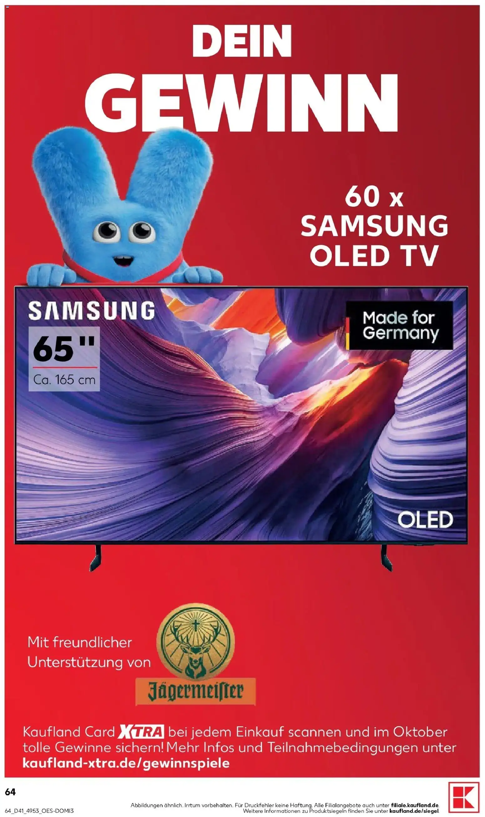 Prospekt Kaufland ab 05.10.2026 » Angebote Online zum Blättern | Seite: 74 | Produkte: Samsung, Jägermeister, TV