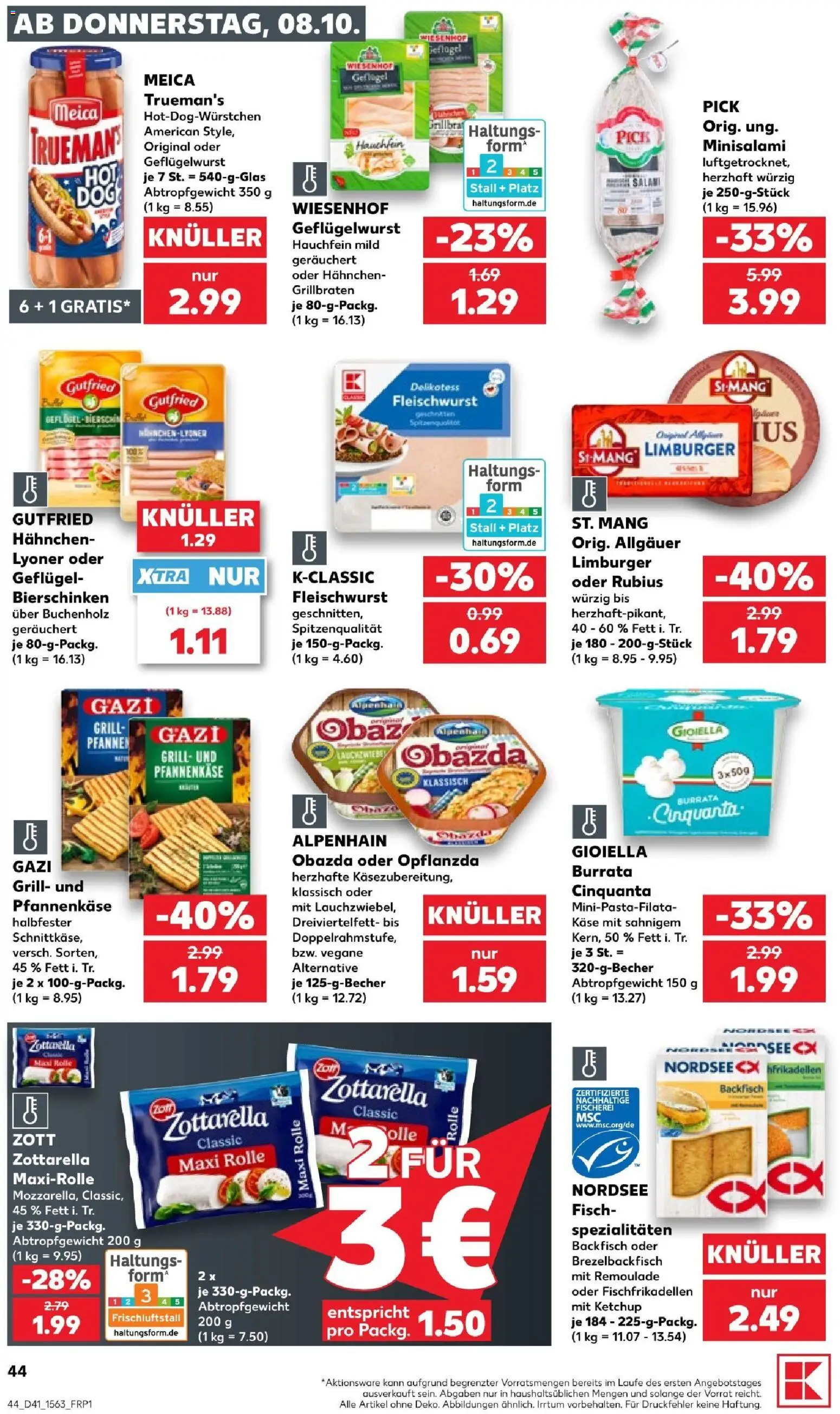 Kaufland Prospekt Kiel – gültig ab 08.10.2026 | Seite: 46 | Produkte: Spezialitäten, Meica, Salami, Ketchup