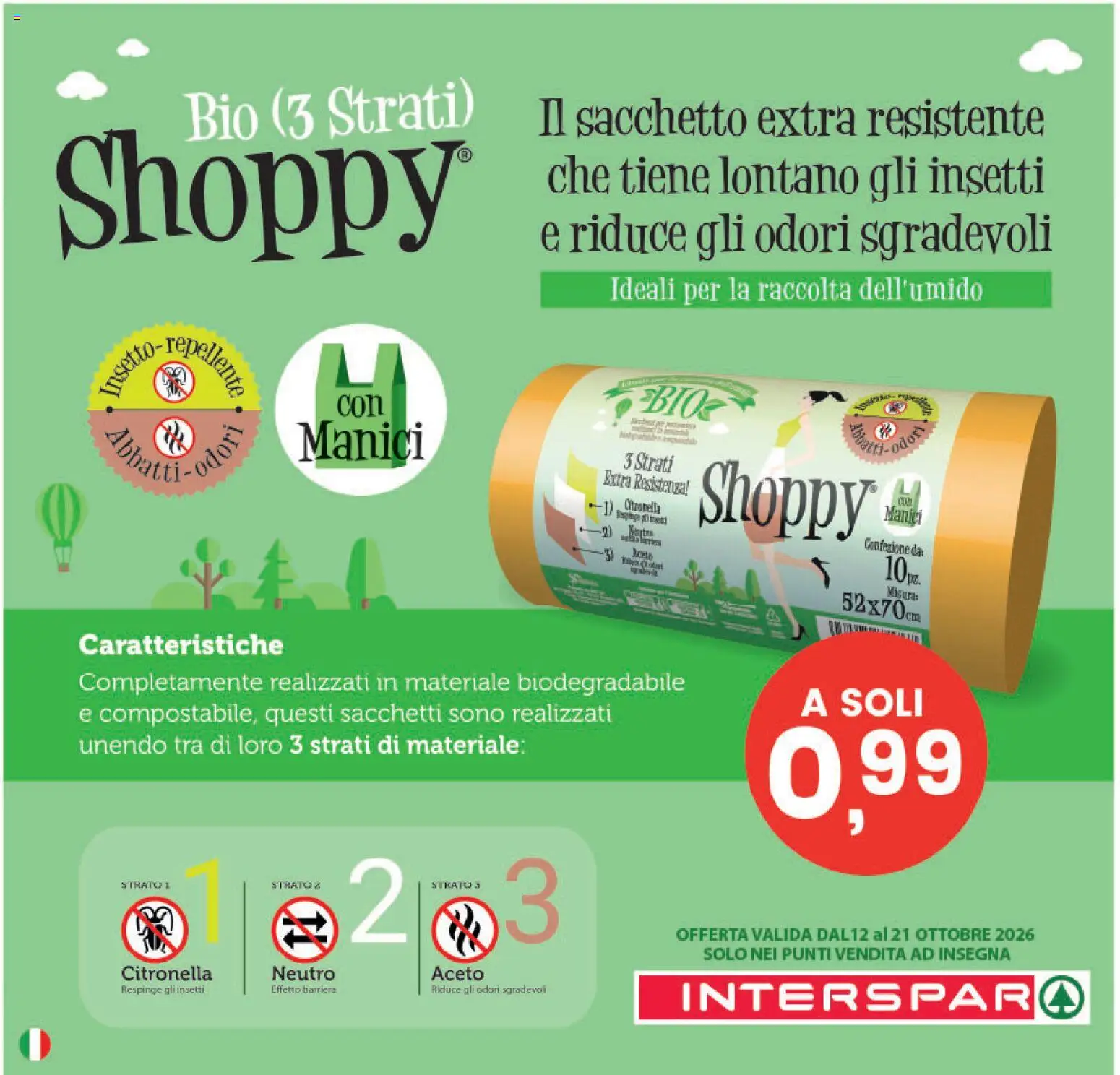 Volantino Interspar del 05/10/2026 | Pagina: 4 | Prodotti: Citronella, Aceto