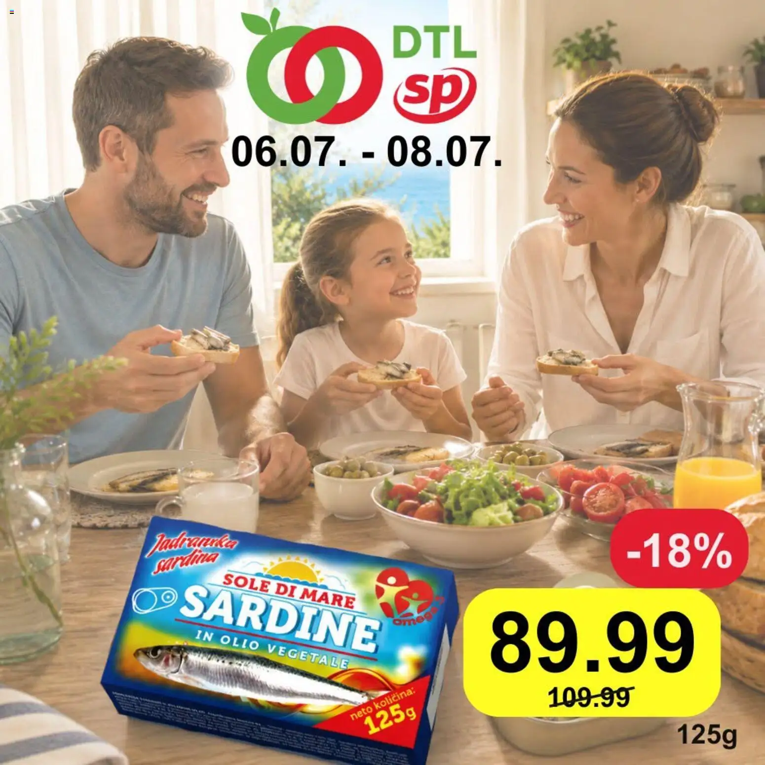 Senta Promet katalog - važi od 06.07.2026 | Strana: 1 | Proizvode: Sardina