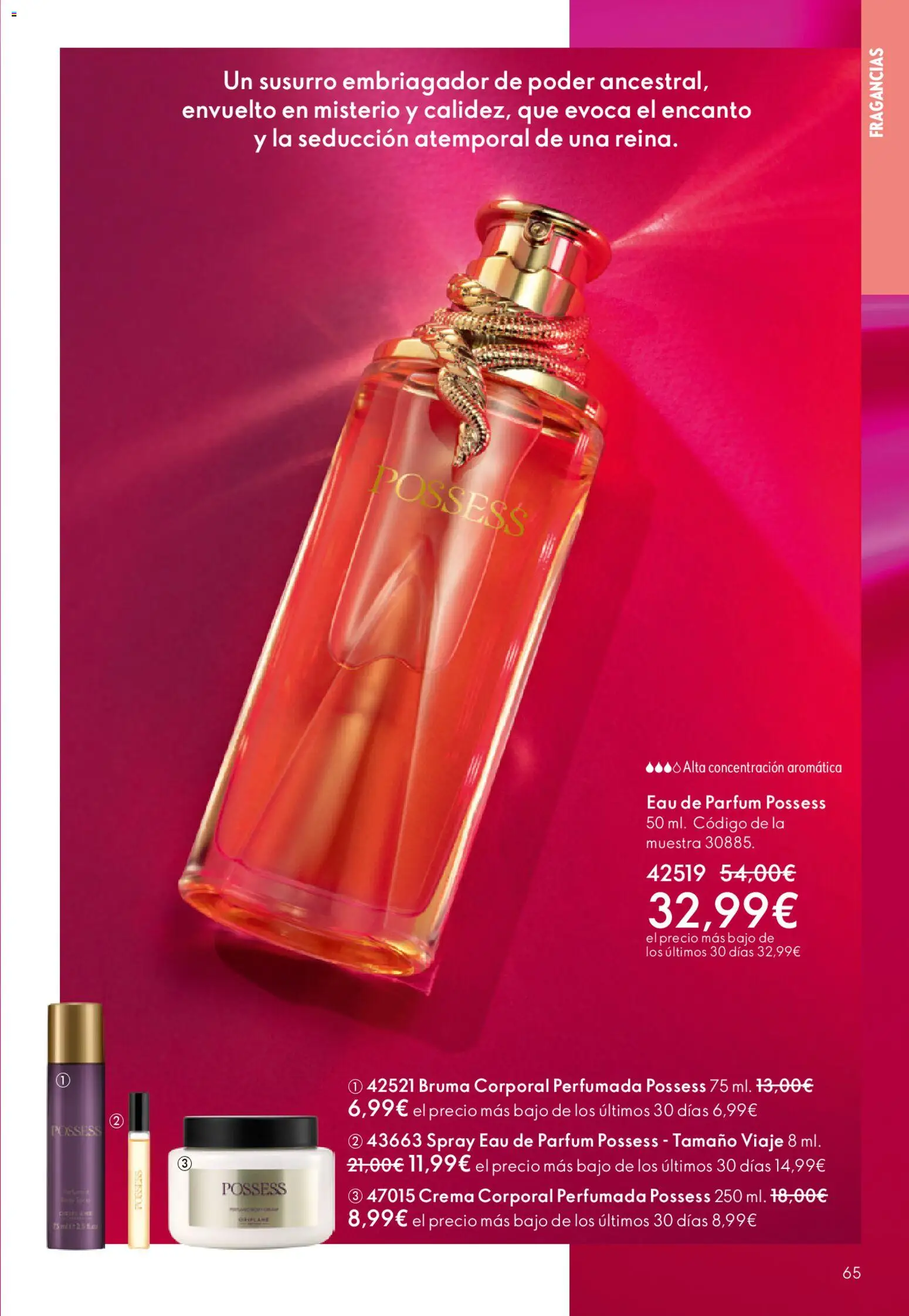 Oriflame - Catálogo Campaña 6 │ válido desde el 22.04.2026 | Página: 65 | Productos: Crema, Eau de parfum