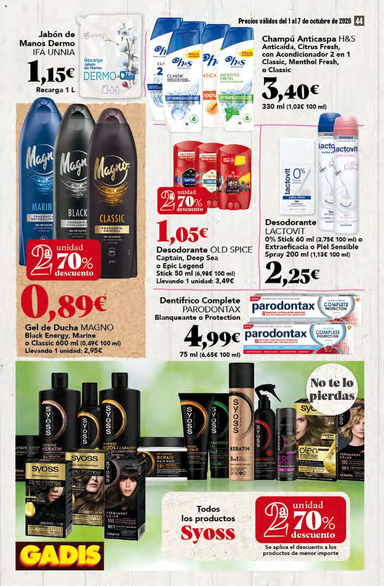 Gadis - folleto │ válido desde el 01/10/2026 | Página: 44