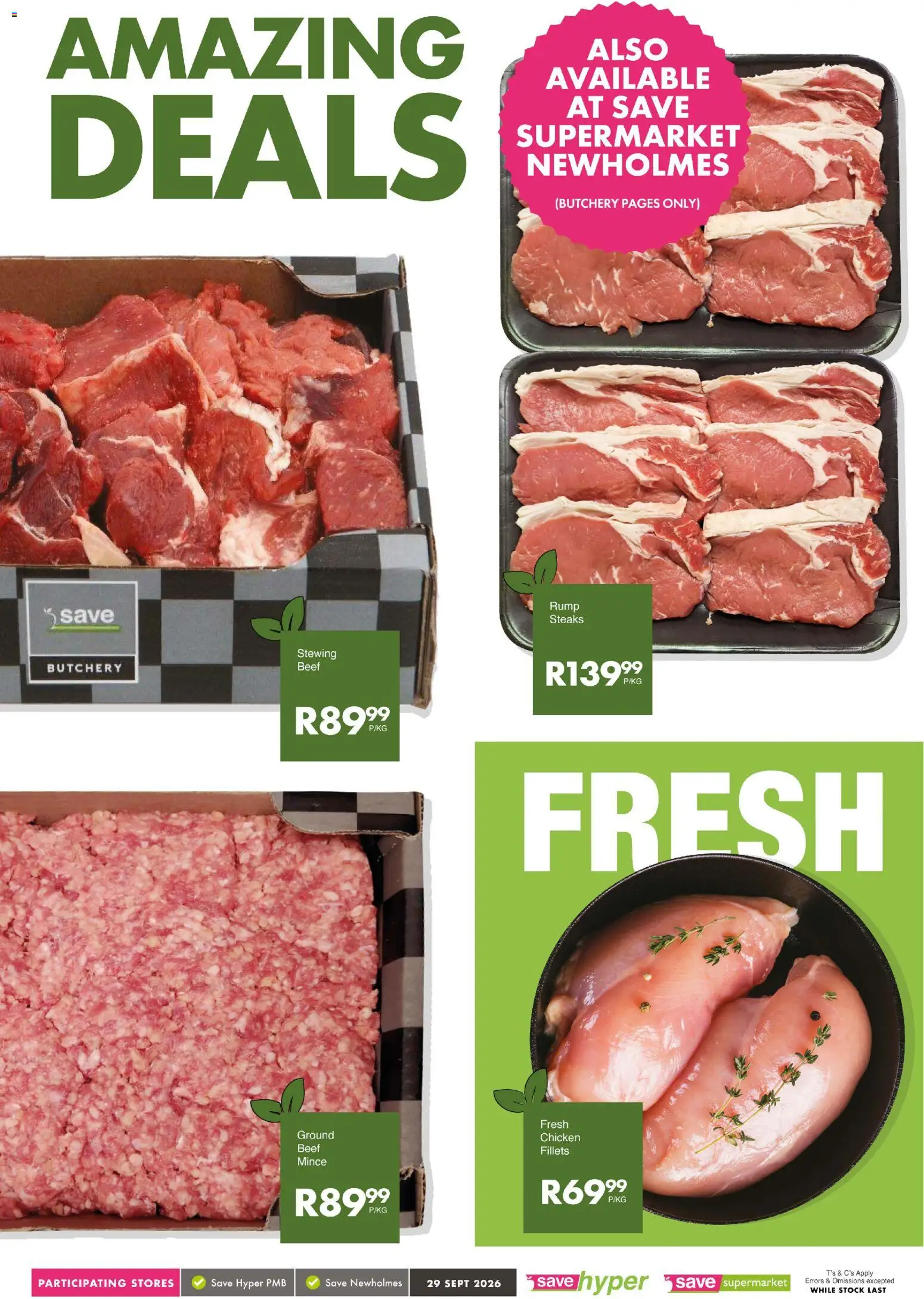 New Save catalogue – valid from 29/09/2026 | Page: 9 | Products: Chicken, Beef, Stock