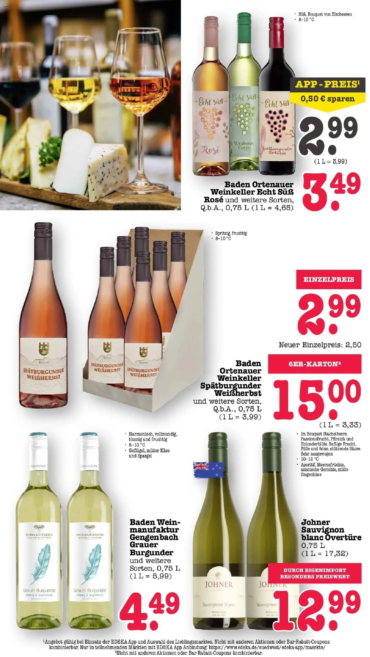 Edeka prospekt Bühlertal	 – gültig ab 03.05.2026 | Seite: 57 | Produkte: Himbeeren, Käse, Rotwein, Spargel