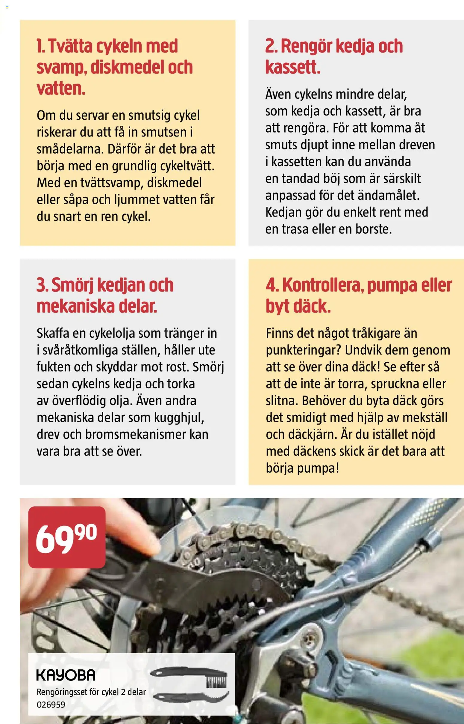 Jula reklamblad aktuell från 26.02.2026 | Sida: 43 | Produkter: Diskmedel, Cykel, Pumpa