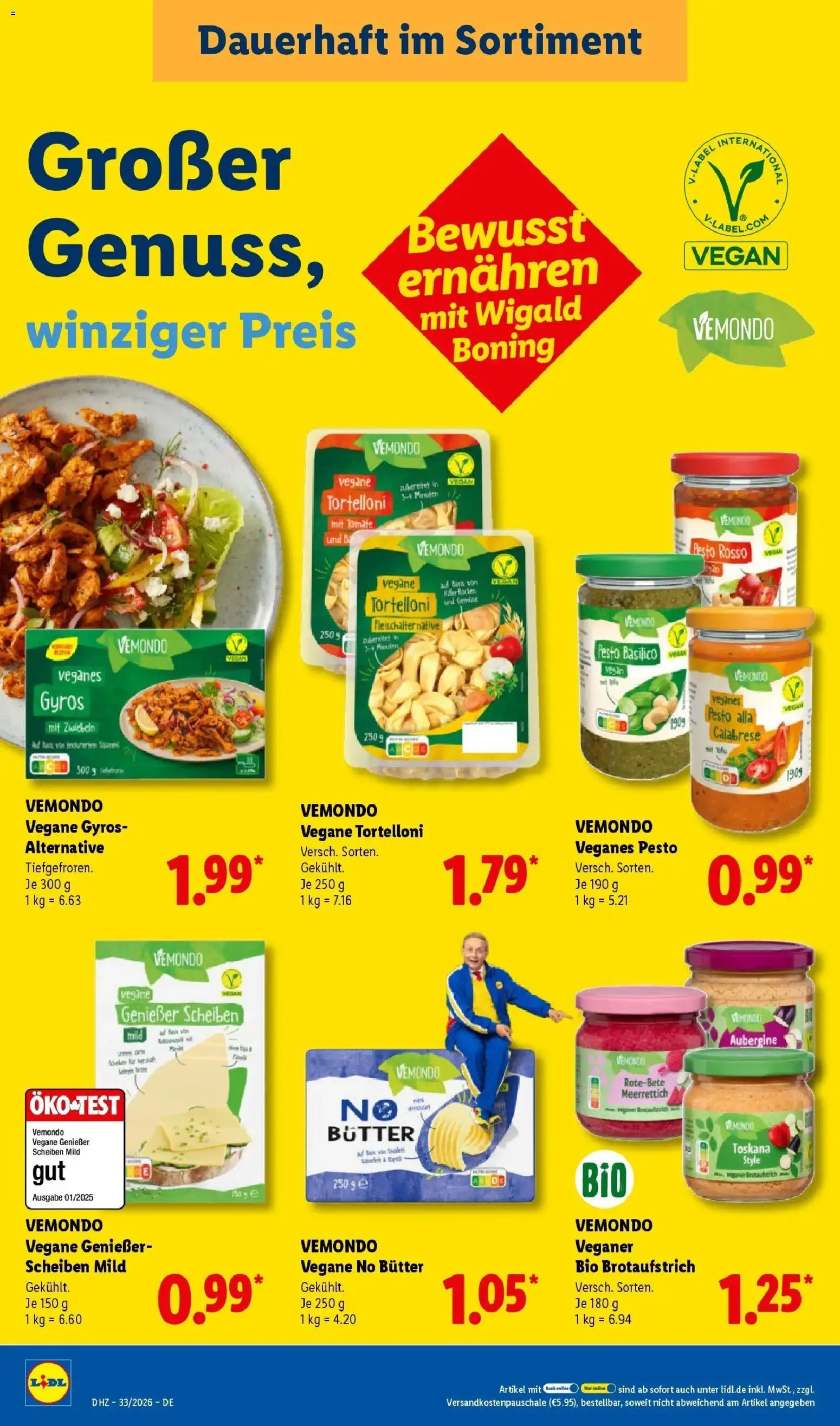 Lidl Prospekt Malchow (ab 10.08.2026) zum Blättern » Angebote | Seite: 14 | Produkte: Butter, Gyros, Zwiebeln, Aubergine