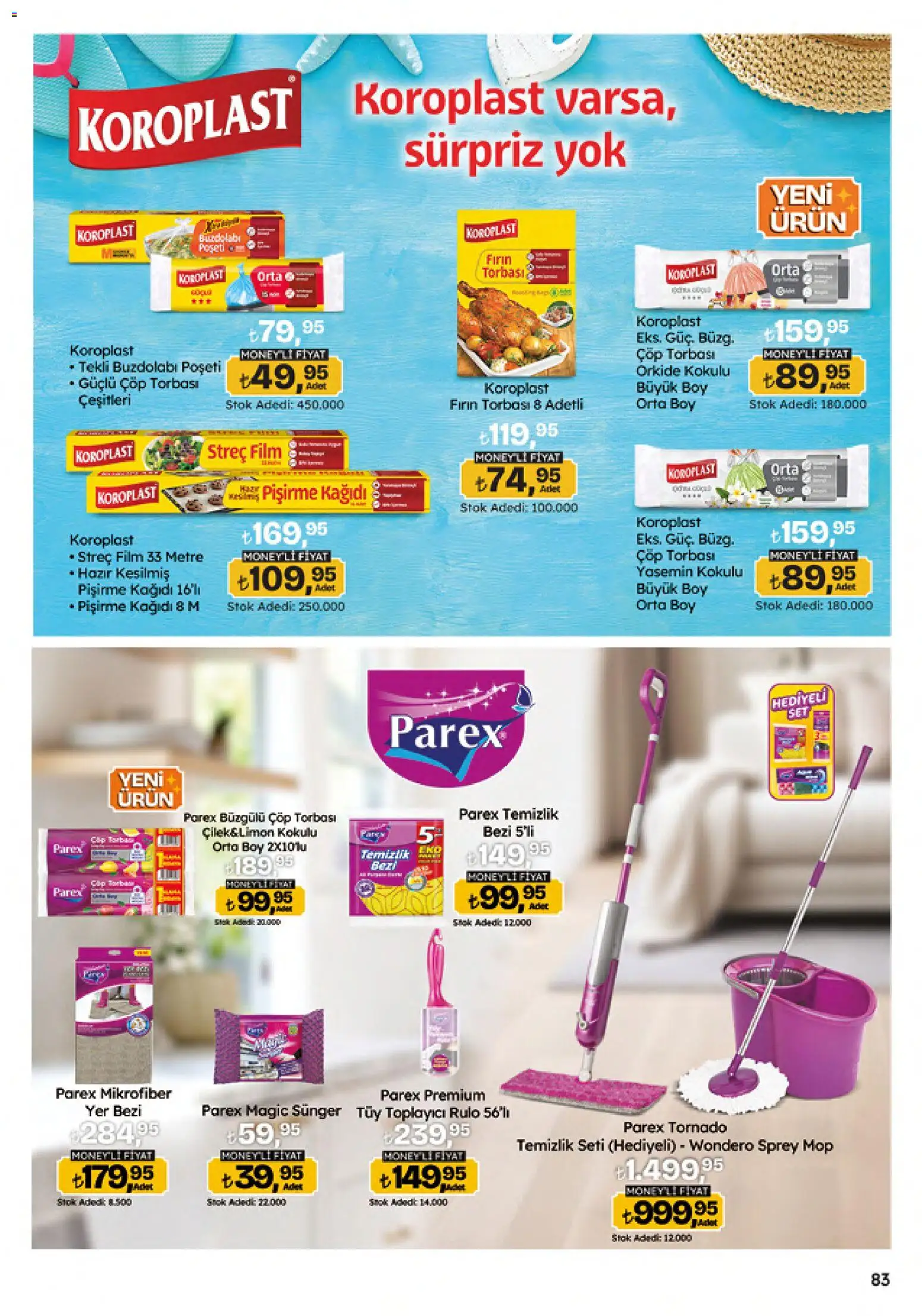 Migros Katalog - Migroskop - 09 Temmuz 2026 tarihinden itibaren geçerlidir | Sayfa: 83 | Ürünler: Çöp torbası, Tüy toplayıcı, Buzdolabı, Fırın