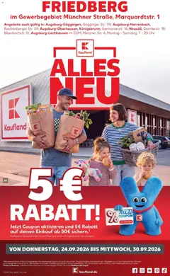 Kaufland Prospekt Königsbrunn ab 24.09.2026 gültig