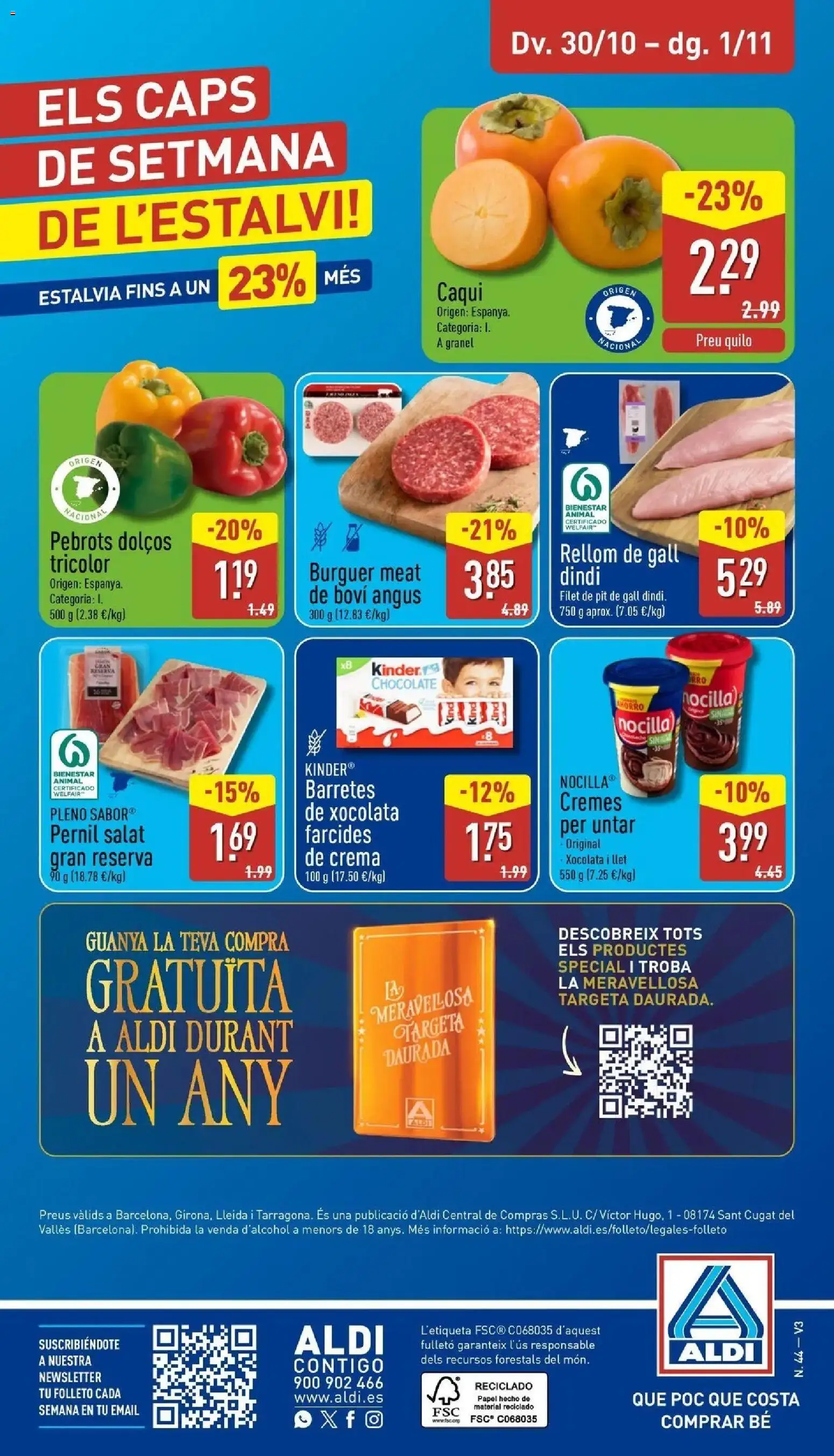 Aldi - Qué poco cuesta comprar bien │ válido desde el 26/10/2026 | Página: 28 | Productos: Chocolate, Venda, Crema, Caqui