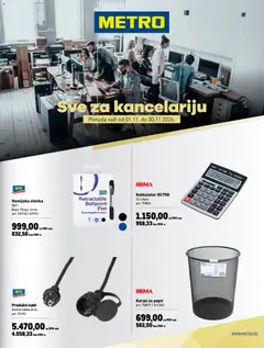 Metro katalog Sve za kancelariju - pregled Metro kataloga - važi od 01.11.2026