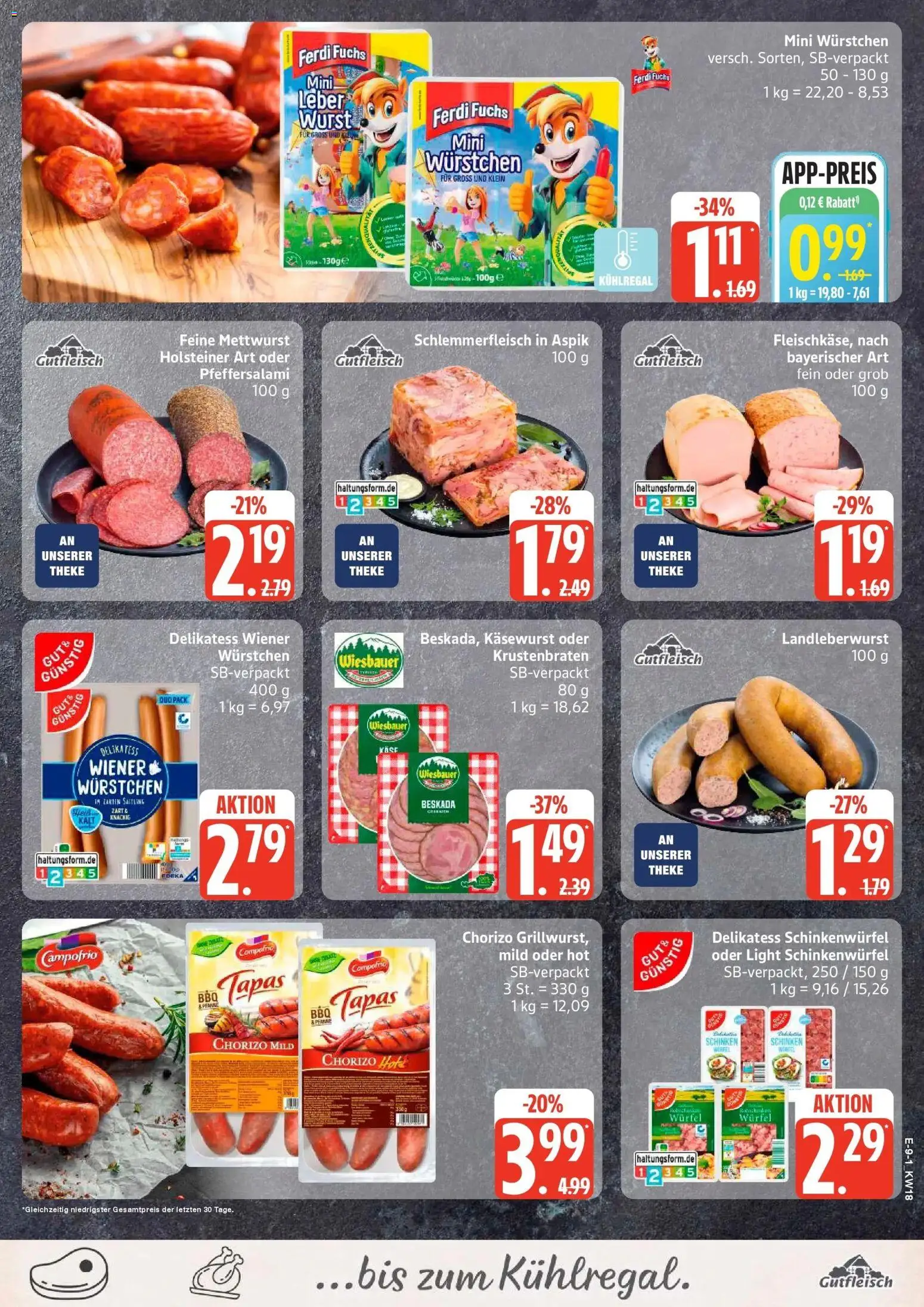 Edeka Prospekt Hamburg – gültig ab 27.04.2026 | Seite: 10 | Produkte: Theke, Krustenbraten, Wurst, Schinken