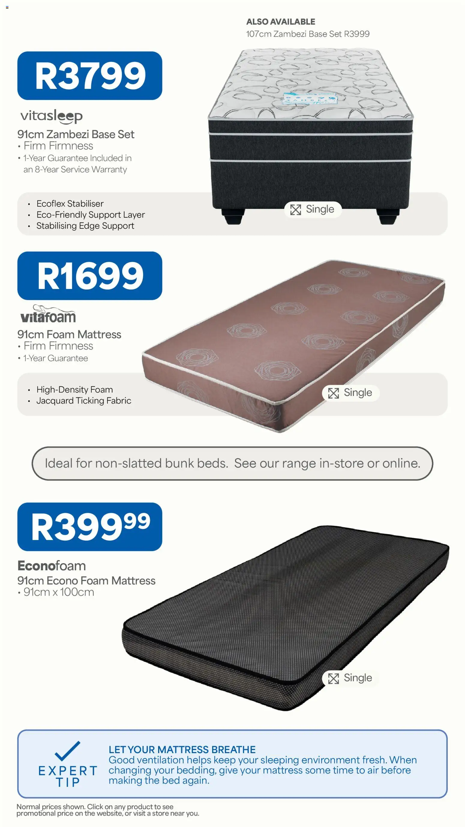 New OK Furniture catalogue – valid from 16/10/2026 | Page: 17 | Products: Bed, Mattress, Foam