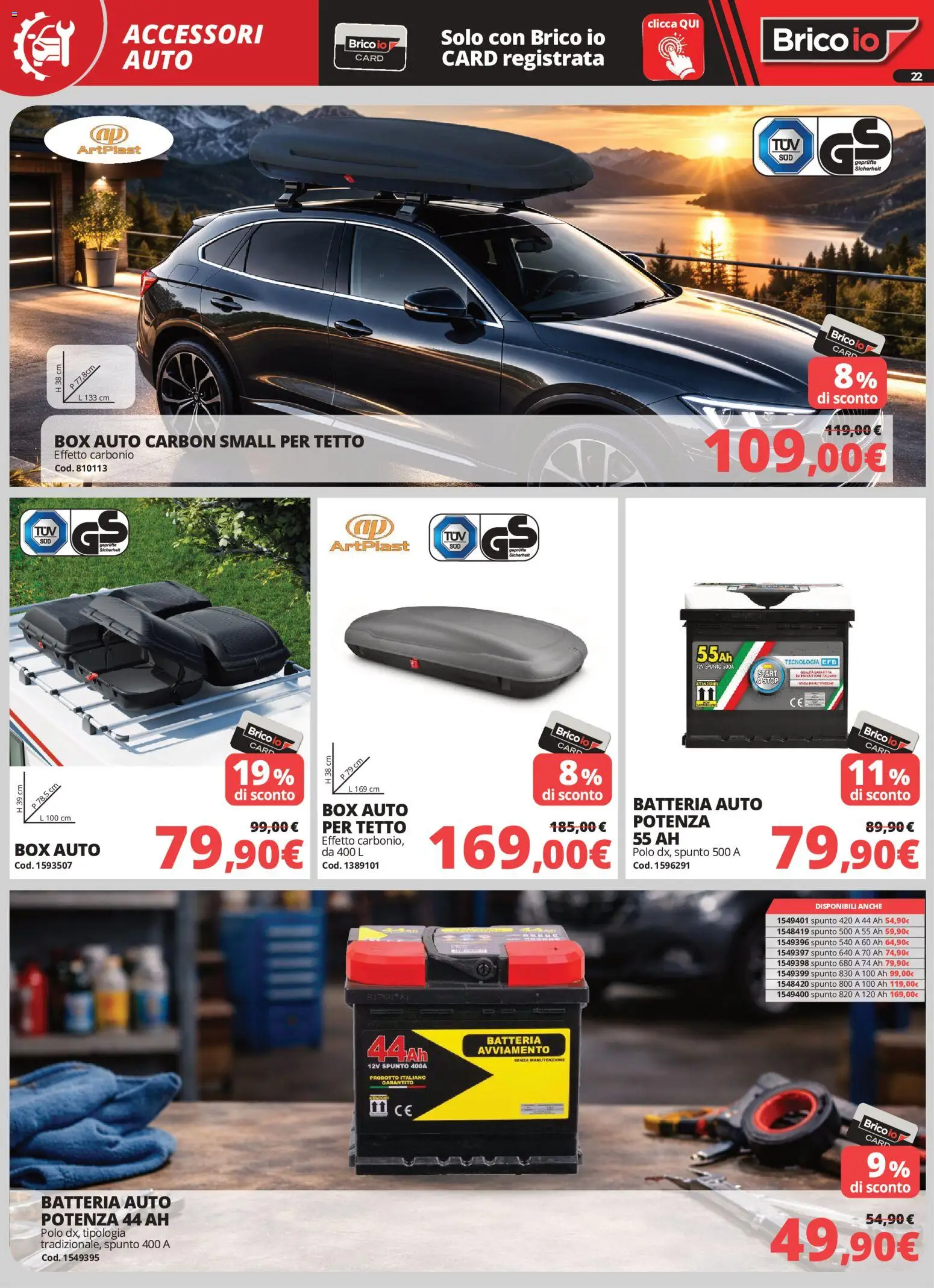 Volantino Brico io del 07.05.2026 | Pagina: 22 | Prodotti: Polo, Batteria